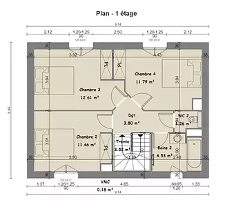 Maison neuve, 113 m²
