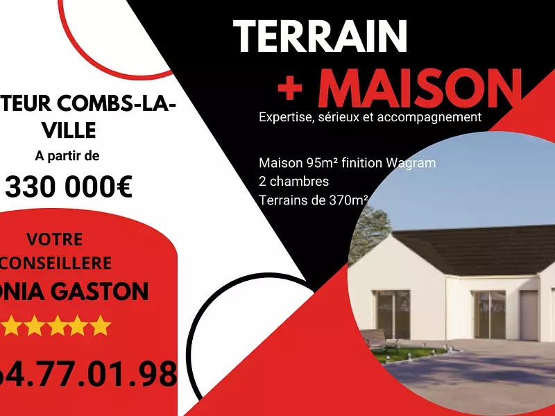 Maison neuve, 96 m² - Combs-la-Ville (77380)