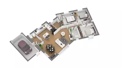 Maison neuve, 100 m²