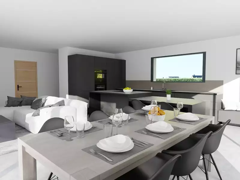 Maison neuve, 90 m² - Châtonnay (38440)