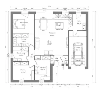 Maison neuve, 105 m²