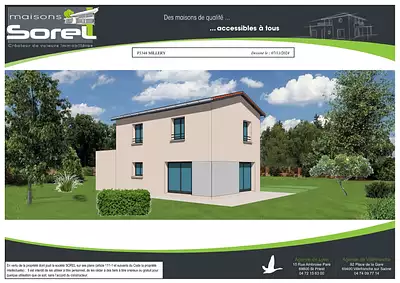 Maison neuve, 113,73 m²