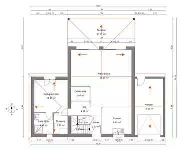 Maison neuve, 100 m²