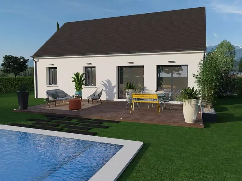 Maison neuve, 85 m² - Genouilly (18310)