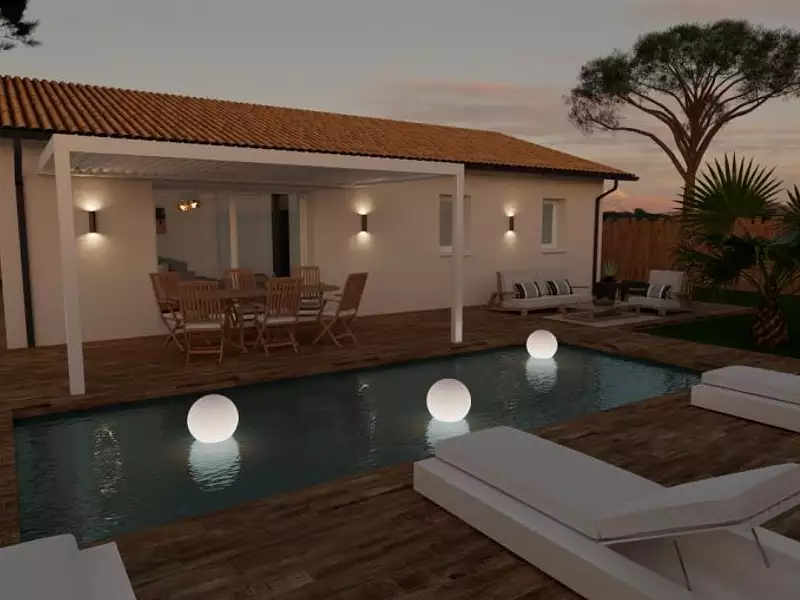 Maison neuve - Pissos (40410)