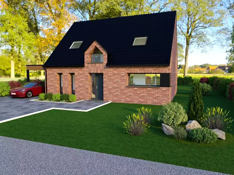 Maison neuve, 105 m² - Beuvry (62660)