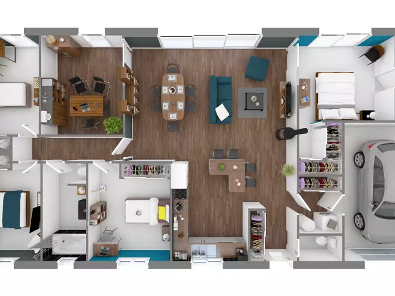 Maison neuve, 125 m² - Poulan-Pouzols (81120)