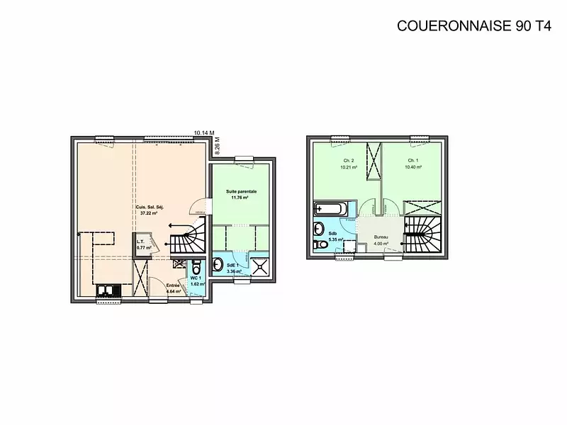 Maison neuve, 95 m² - Saint-Hilaire-de-Riez (85270)