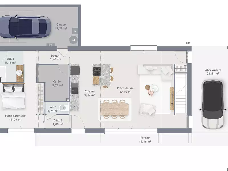 Maison neuve, 160 m² - Lagny-sur-Marne (77400)
