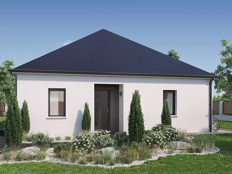 Maison neuve, 82 m² - Hommes (37340)