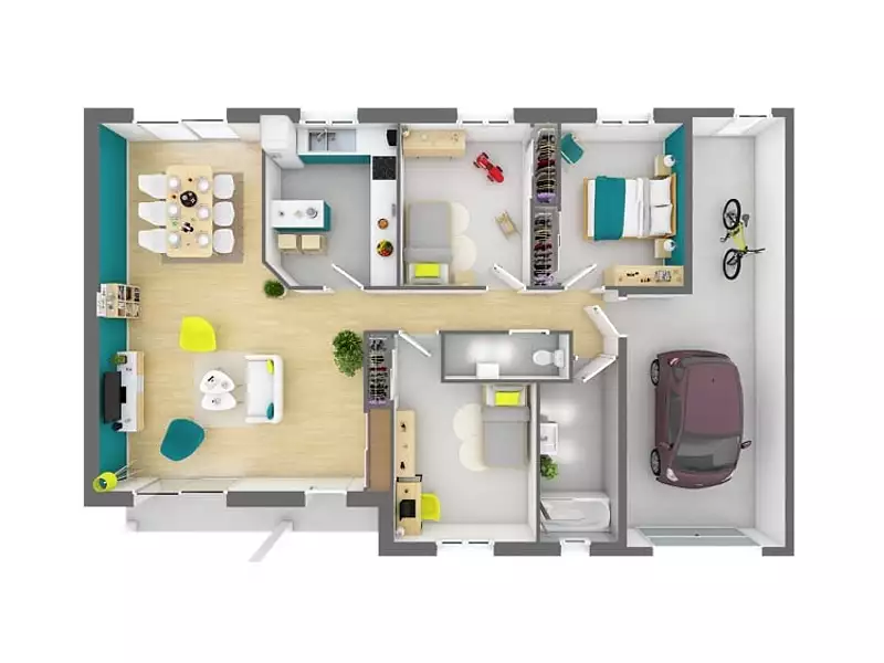 Maison neuve, 100 m² - Clénay (21490)