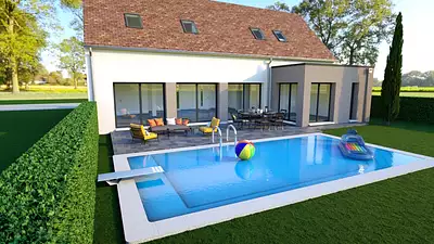 Maison neuve, 102,37 m²