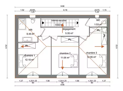 Maison neuve, 110 m²