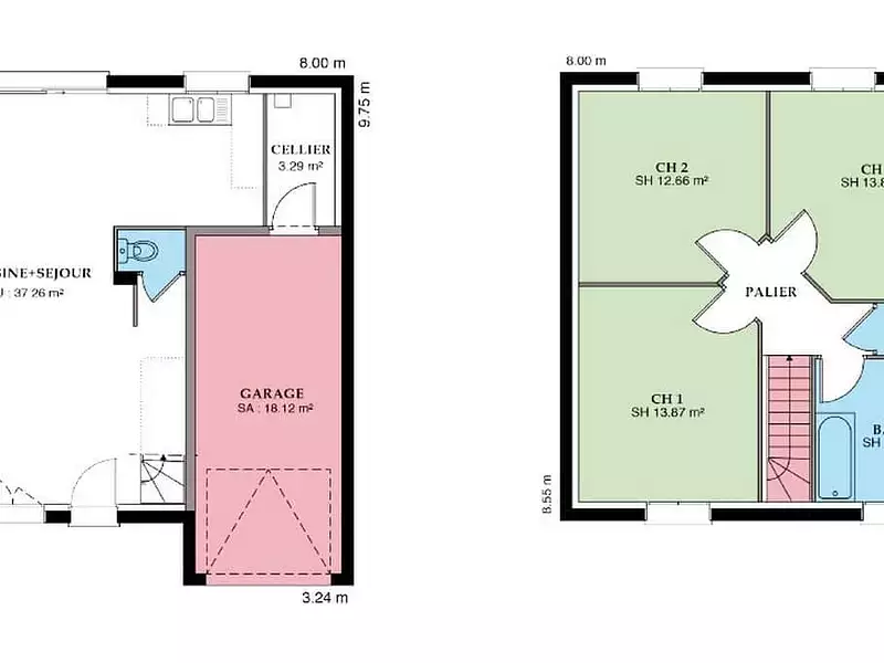 Maison neuve, 135 m² - Saint-Denis-la-Chevasse (85170)