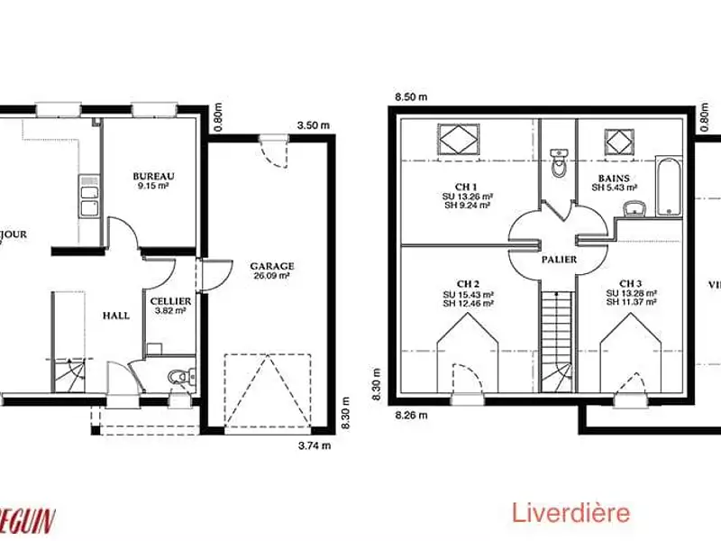 Maison neuve, 96 m² - Coulommiers (77120)