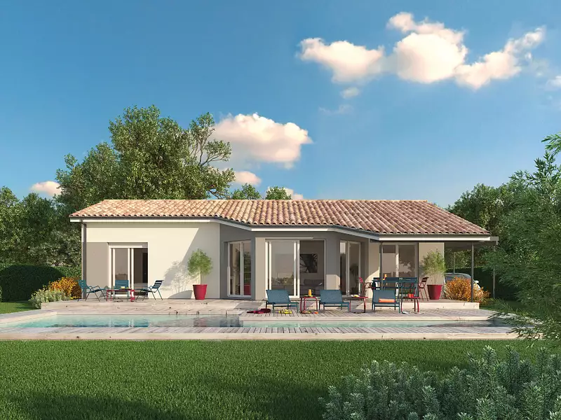 Maison neuve, 107 m² - Saint-Pandelon (40180)