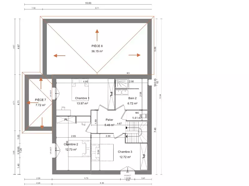 Maison neuve, 140 m² - Thue et Mue (14740)