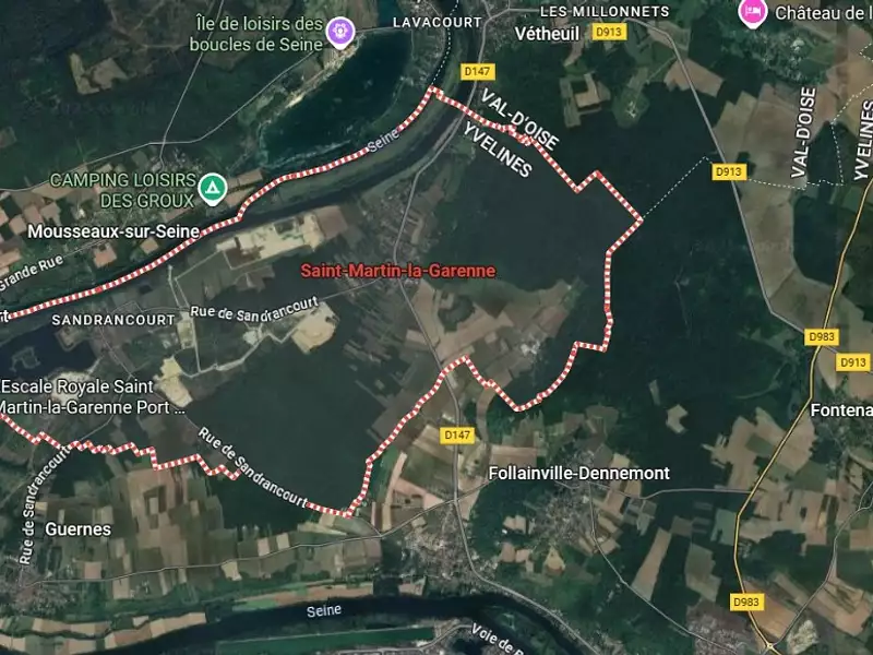 Terrain à bâtir, 600 m² - Saint-Martin-la-Garenne (78520)