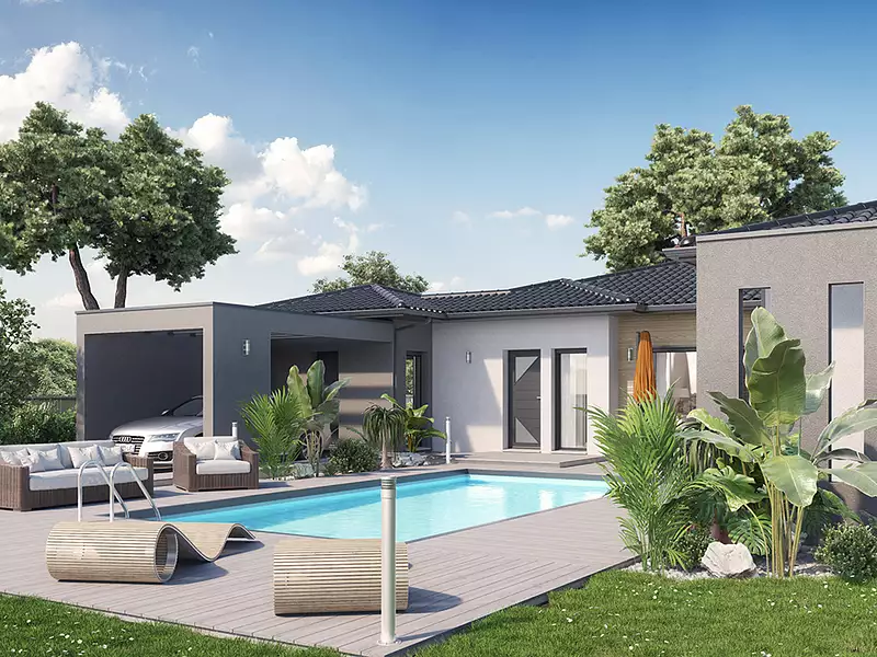 Maison neuve, 155 m² - Gastes (40160)