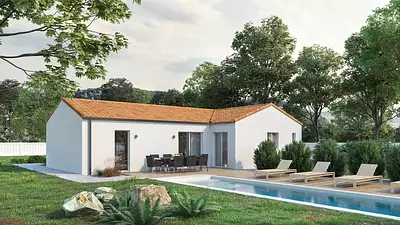 Maison neuve, 73 m²