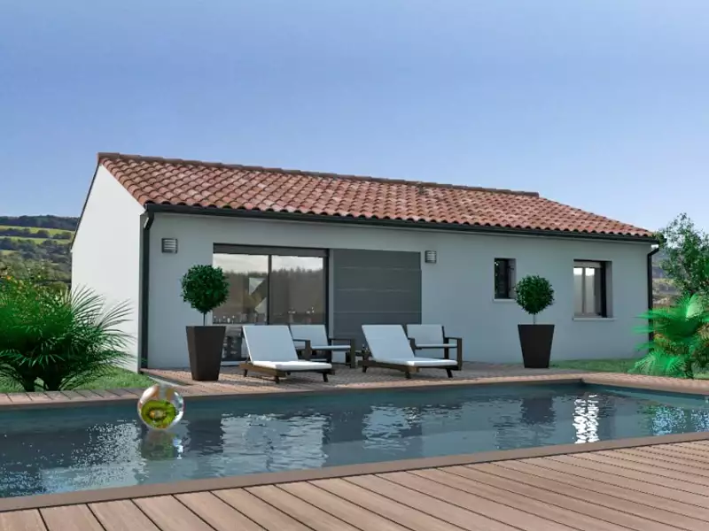 Maison neuve, 82 m² - Saint-Pierre-de-Lages (31570)