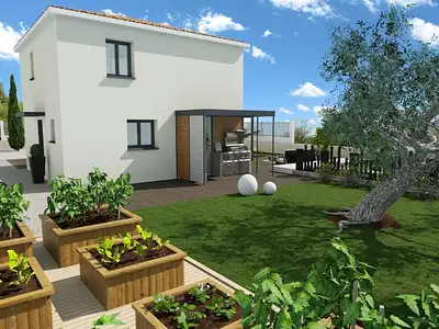 Maison neuve, 95 m² - Saint-Cyr-sur-Mer (83270)