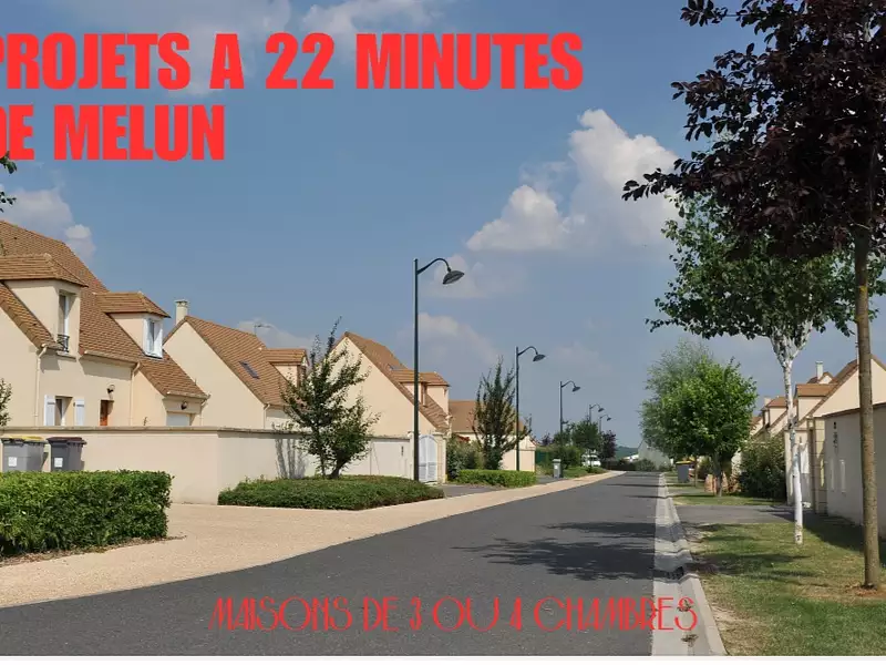 Maison neuve, 90 m² - Melun (77000)