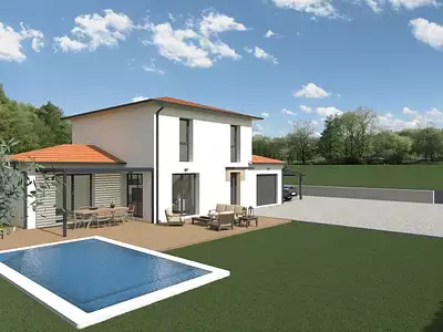 Maison neuve, 108 m² - Viriat (01440)