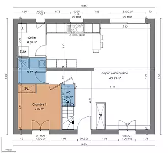 Maison neuve, 124 m²