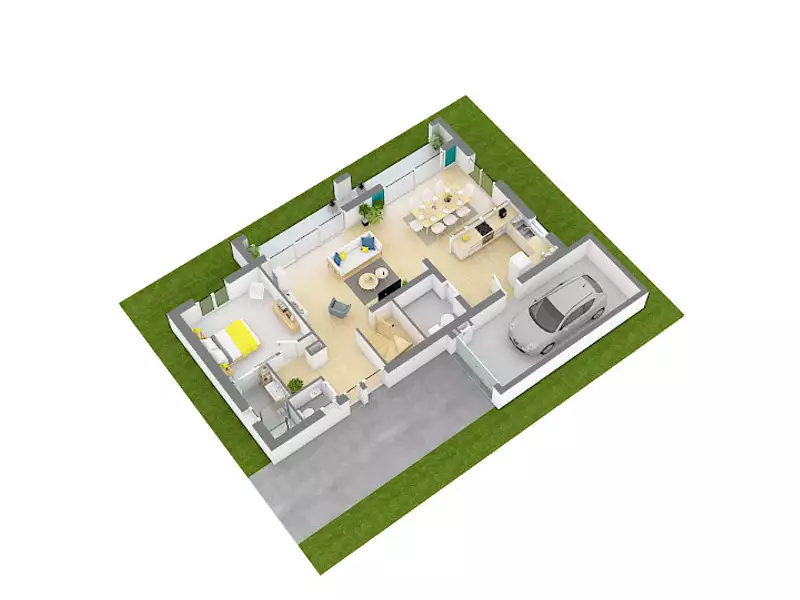 Maison neuve, 110 m² - Veigy-Foncenex (74140)