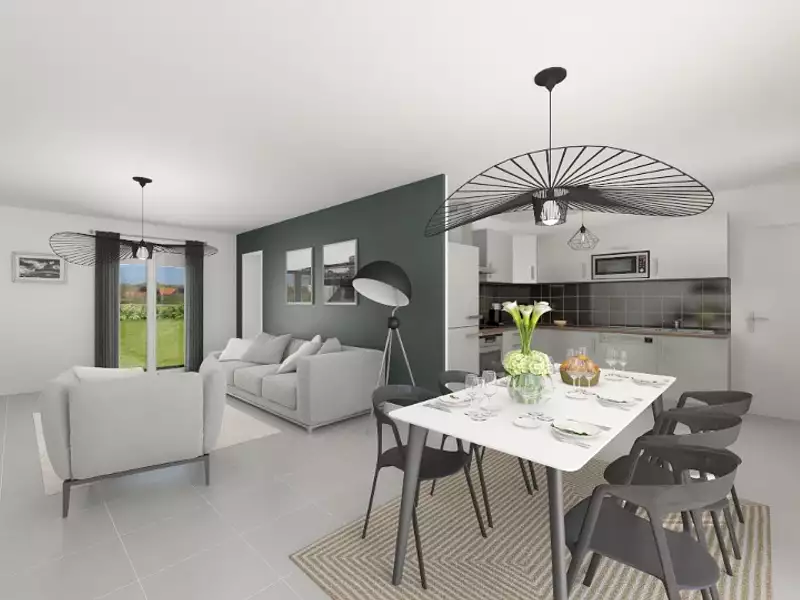 Maison neuve, 108 m² - Châteauneuf-sur-Cher (18190)