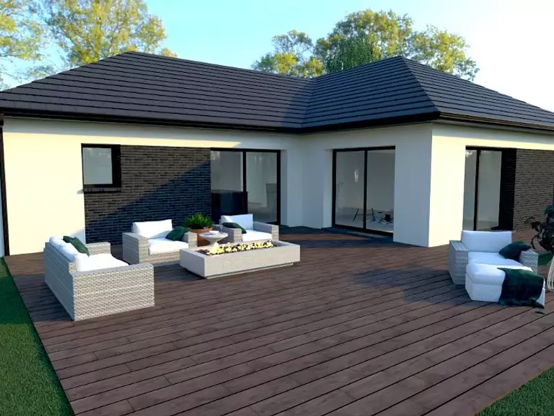 Maison neuve, 135 m² - Caudry (59540)