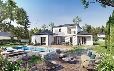 Maison neuve, 123,36 m²