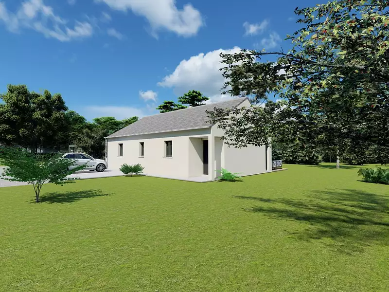 Maison neuve, 73 m² - Saint-Grégoire (35760)