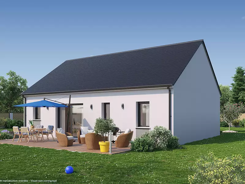 Maison neuve, 82 m² - Champigny-le-Sec (86170)