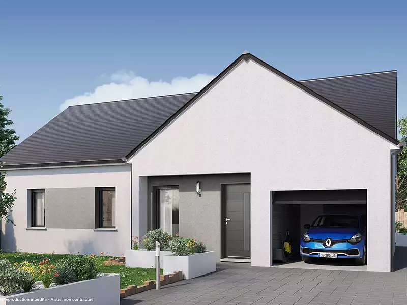 Maison neuve, 75 m² - Pipriac (35550)