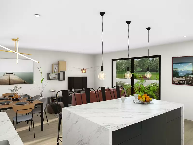 Maison neuve, 90 m² - Couëron (44220)