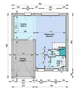 Maison neuve, 83 m²