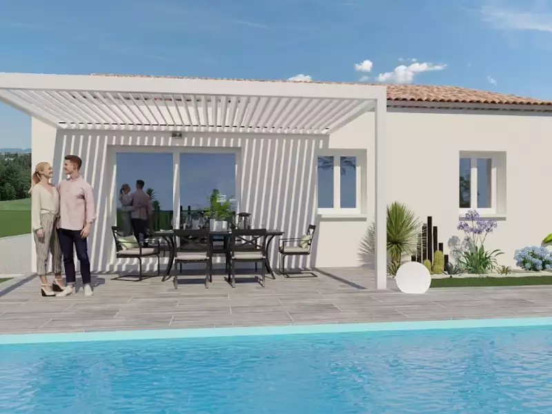 Maison neuve, 73 m² - Pierrelatte (26700)