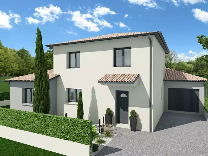 Maison neuve, 97 m² - Chamelet (69620)