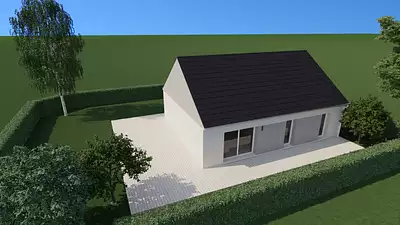 Maison neuve, 76 m²