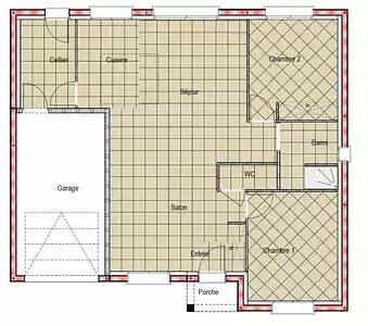 Maison neuve, 76 m²