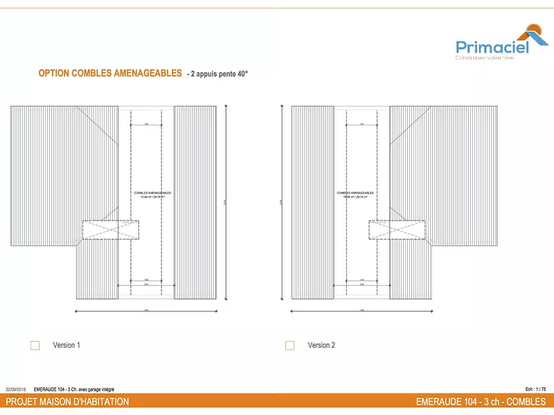 Maison neuve, 72 m² - Roiffé (86120)