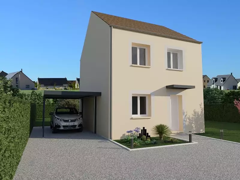 Maison neuve, 74 m² - Boinvilliers (78200)