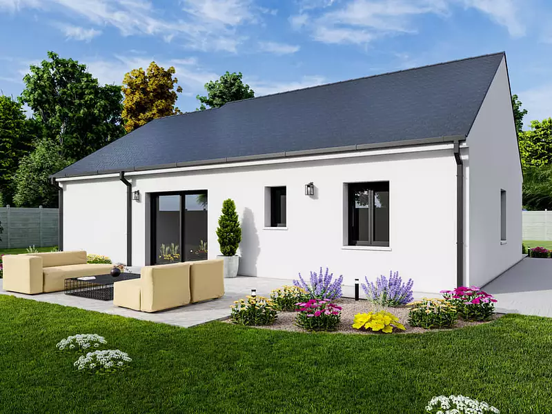 Maison neuve, 73 m² - Pernay (37230)