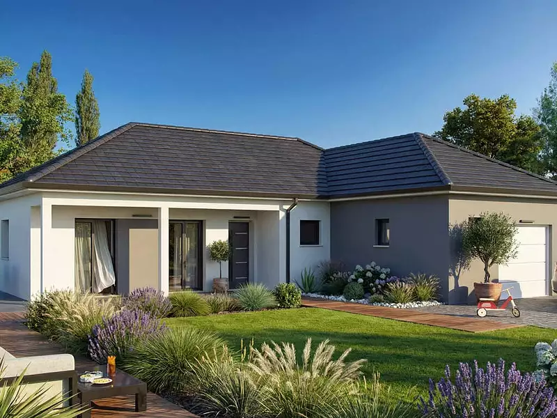 Maison neuve, 80 m² - Allériot (71380)