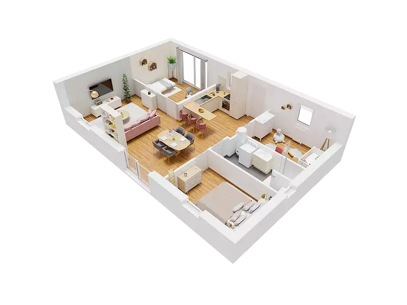 Maison neuve, 77 m² - Le Champ-Saint-Père (85540)