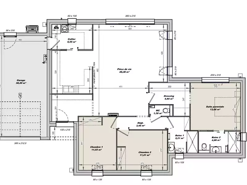 Maison neuve, 110 m² - Château-d'Olonne (85180)