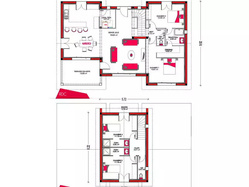 Maison neuve, 140 m² - La Teste-de-Buch (33260)