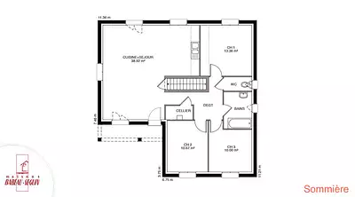 Maison neuve, 80 m²